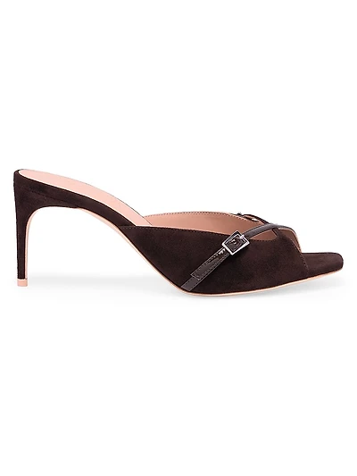 Francine 70MM Suede Sandals