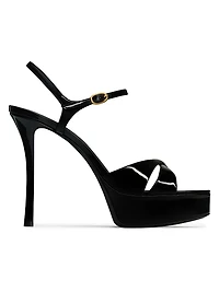 Debbie Platform Sandals Patent Leather