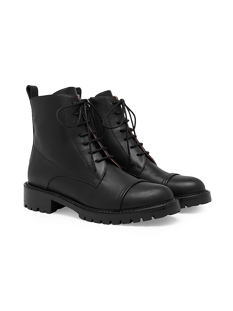 Miller Leather Combat Boots