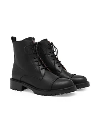 Miller Leather Combat Boots