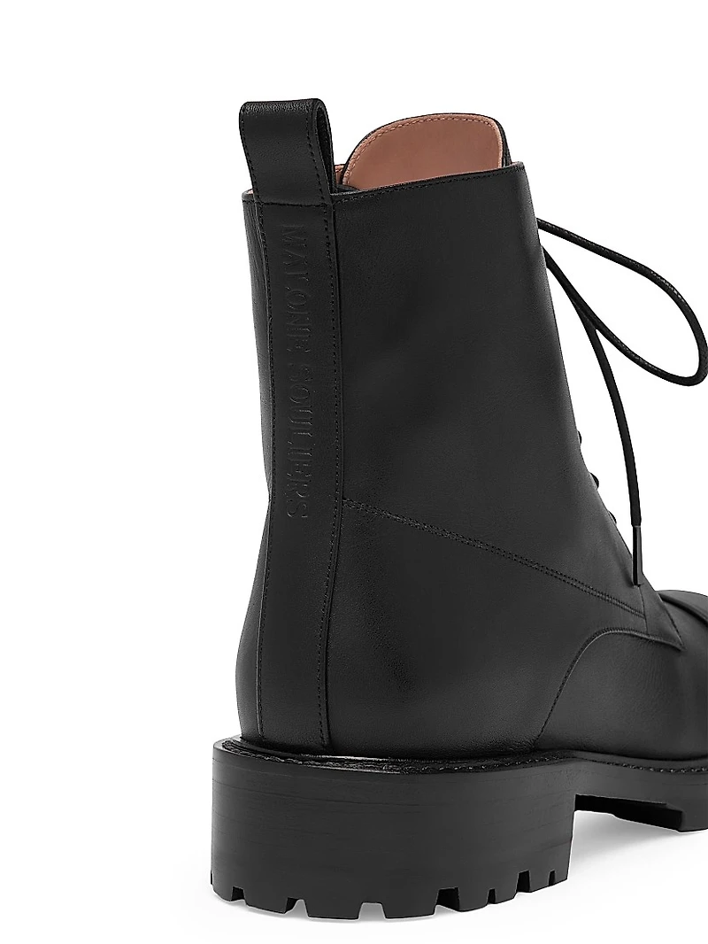 Miller Leather Combat Boots
