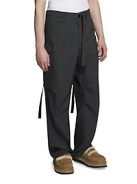 Glen Check Wool Pants