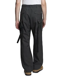 Glen Check Wool Pants