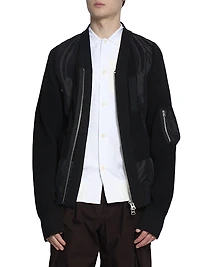 Twill-Knit Jacket
