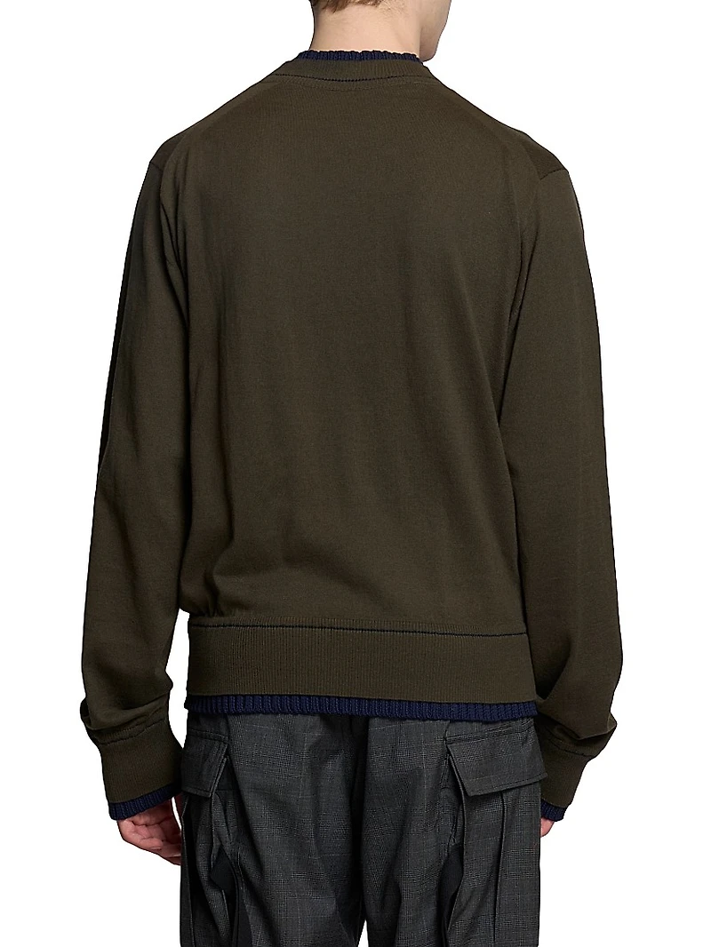 Cotton-Cashmere Knit Sweater