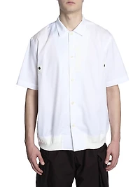 Cotton Poplin Short-Sleeve Shirt