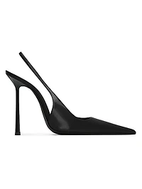 Vendome Slingback Pumps Glazed Leather