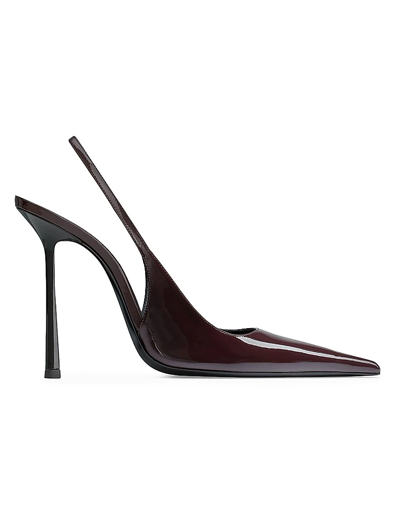 Vendome Slingback Pumps Patent Leather