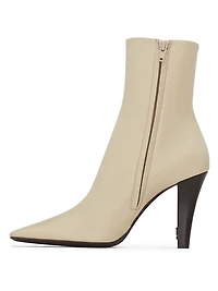 Jill Booties Smooth Leather