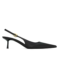Vendome Slingback Pumps Smooth Leather