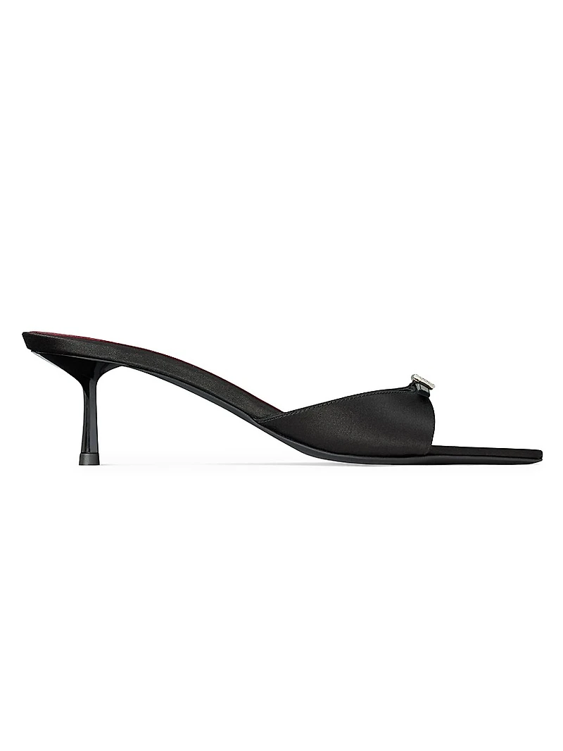 Daisy Mules Satin Crepe