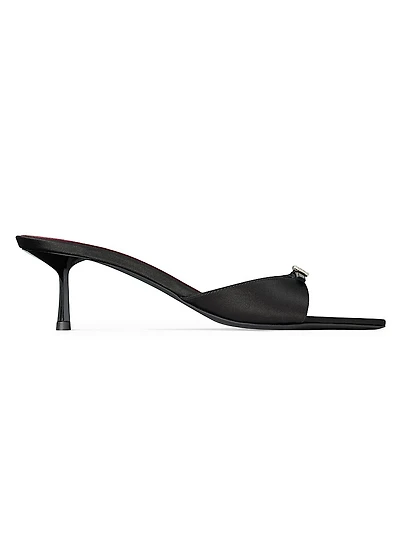 Daisy Mules Satin Crepe