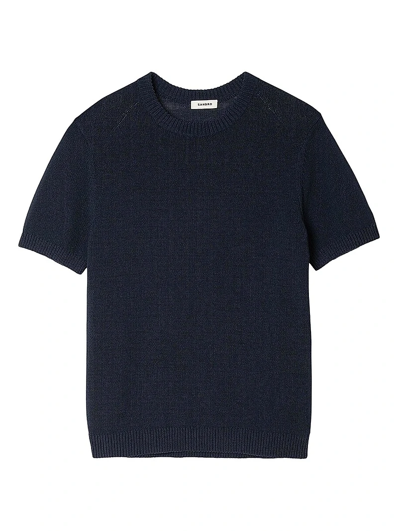 Fine Knit T-Shirt