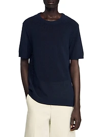 Fine Knit T-Shirt