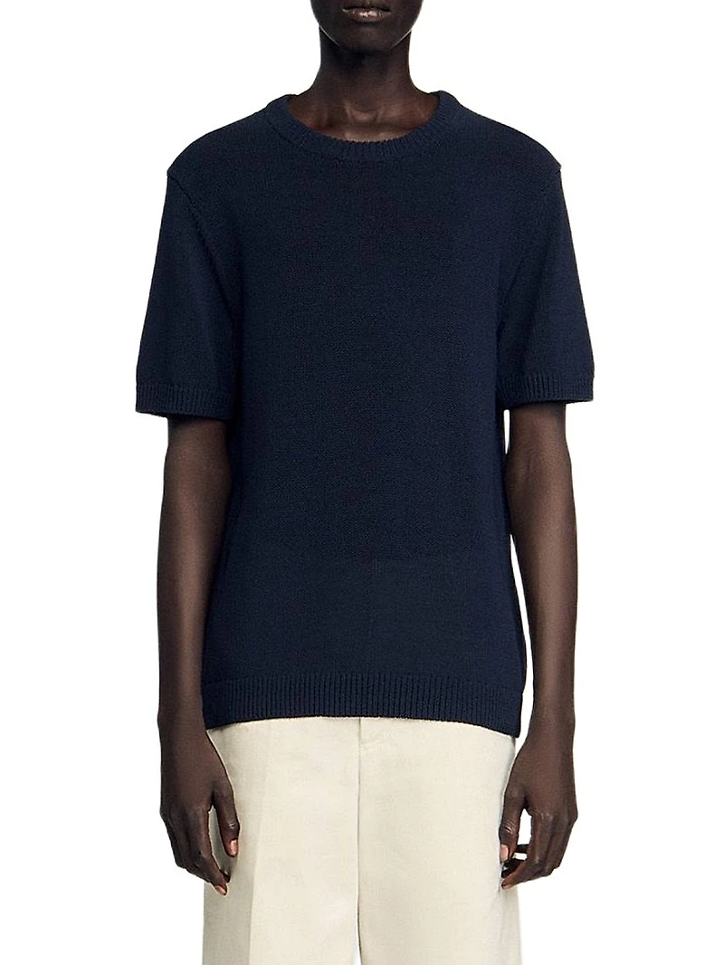 Fine Knit T-Shirt