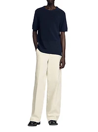 Fine Knit T-Shirt