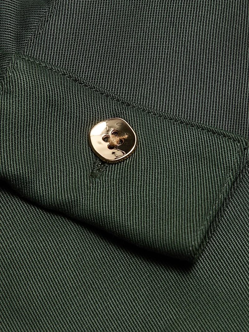 Triva Relaxed Tie-Waist Minidress