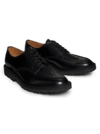 Comme des Garçons PLAY x Sanders Glossy Leather Loafers