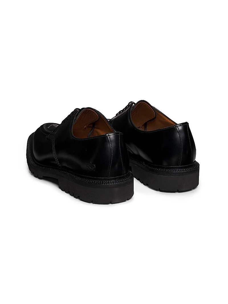 Comme des Garçons PLAY x Sanders Glossy Leather Loafers
