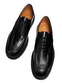 Comme des Garçons PLAY x Sanders Glossy Leather Loafers