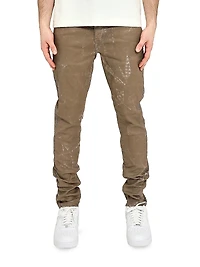 Fracture Paint Splatter Skinny Jeans