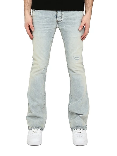Faded Flared Jeans