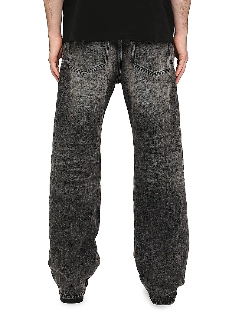 Traced Gothic Wordmark Jeans