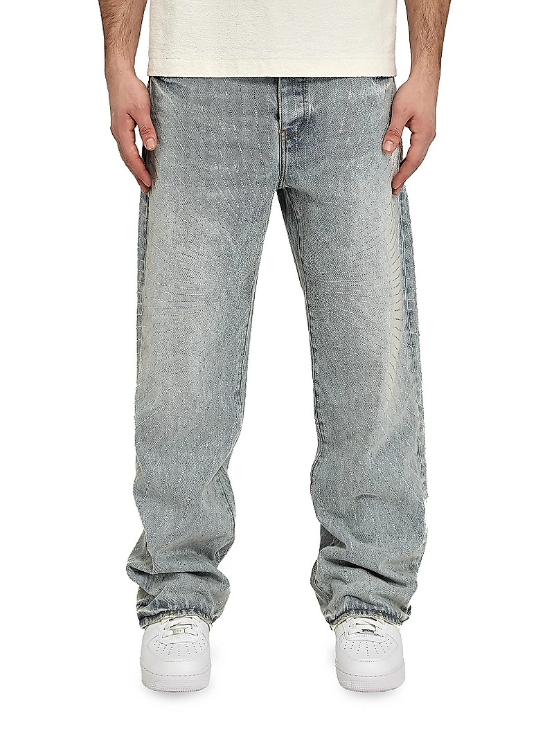 Radial Hotfix Baggy Jeans