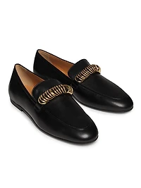 Ring Leather Loafers