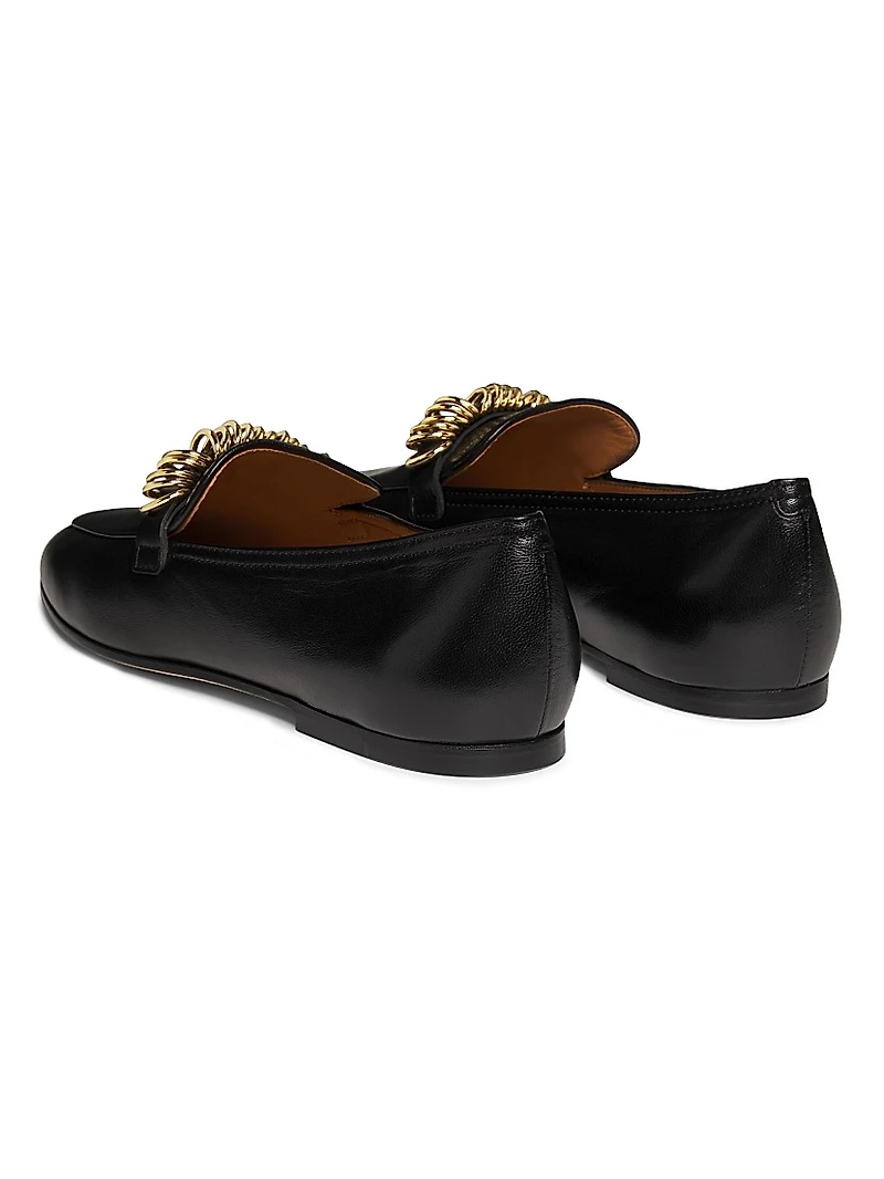 Ring Leather Loafers