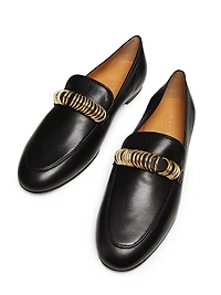 Ring Leather Loafers