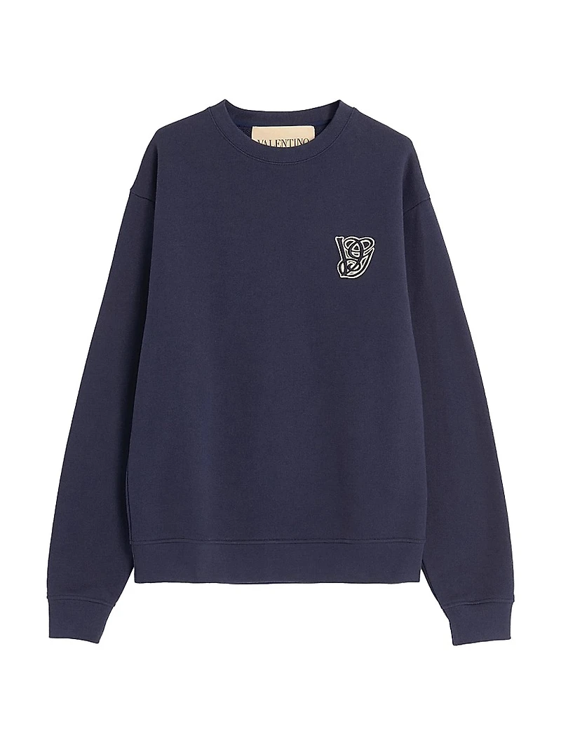 Cotton Sweatshirt with VG Patch