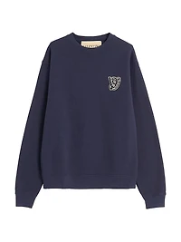 Cotton Sweatshirt with VG Patch