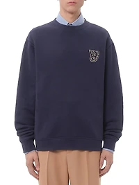 Cotton Sweatshirt with VG Patch