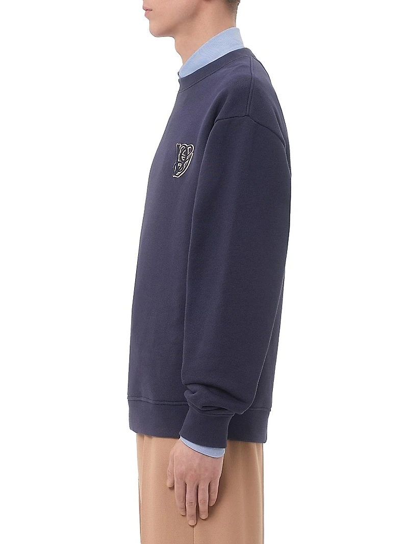 Cotton Sweatshirt with VG Patch