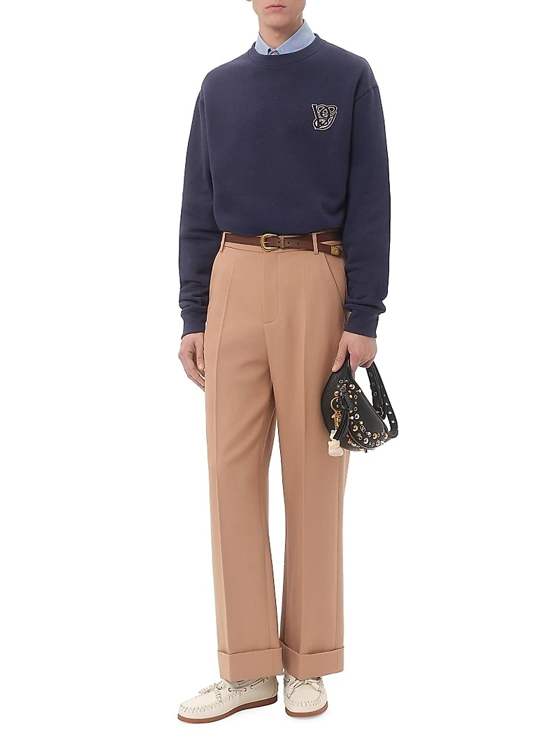 Cotton Sweatshirt with VG Patch