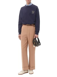 Cotton Sweatshirt with VG Patch