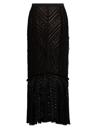 Maceio Lace Mid-Skirt