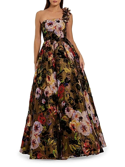 Floral Organza Gown