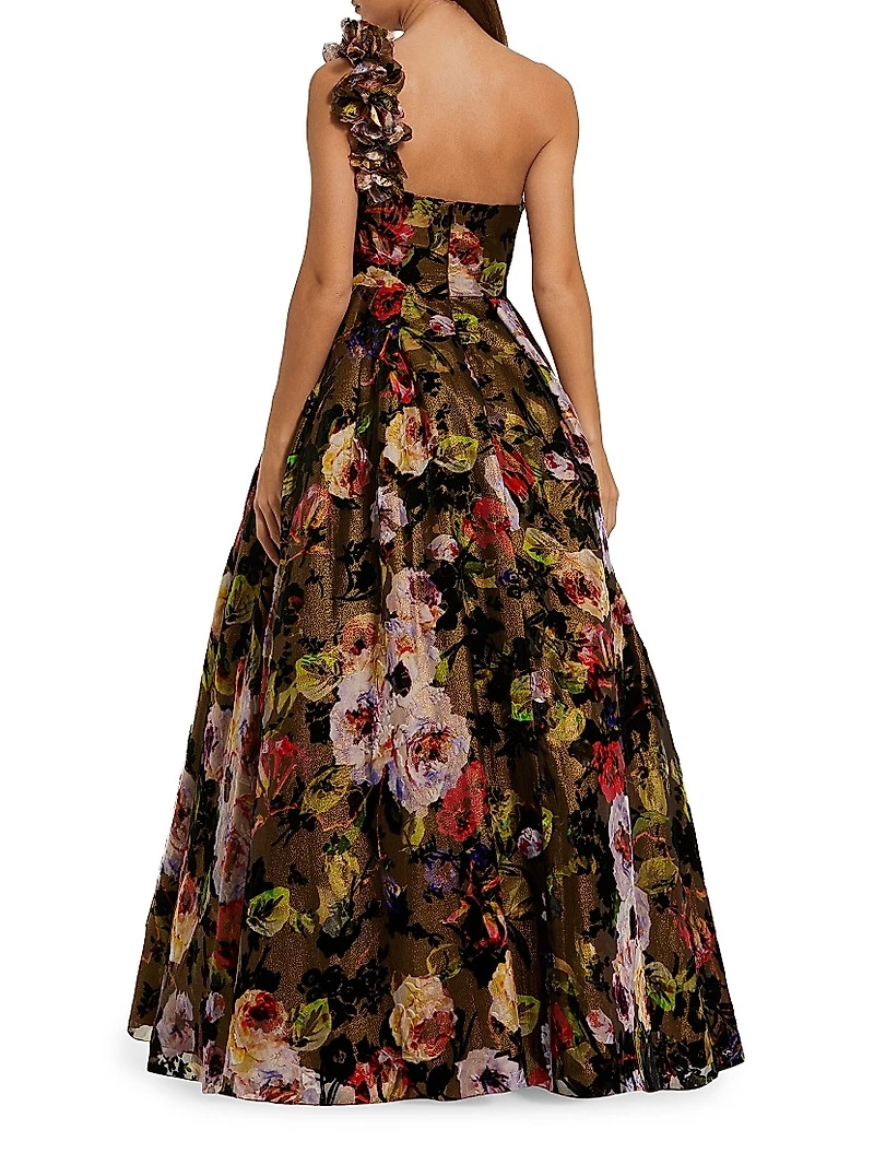 Floral Organza Gown
