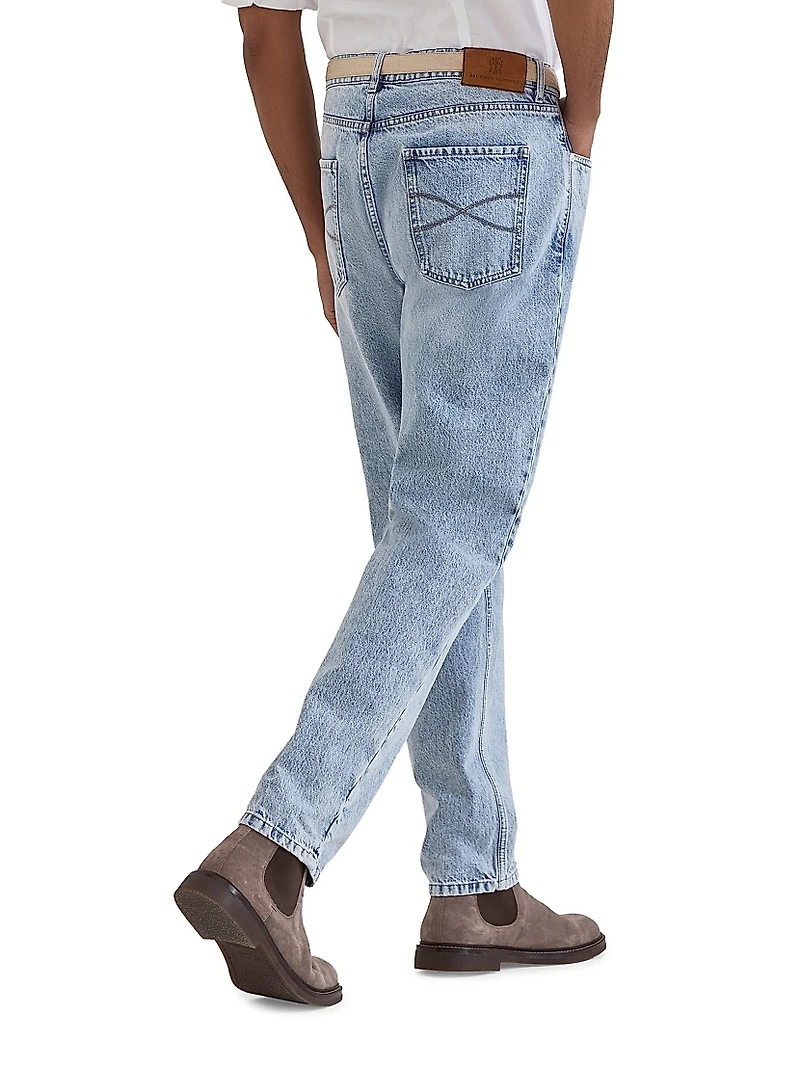 Denim Iconic Fit Five Pocket Jeans