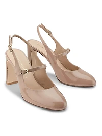 Babette Patent Leather Mary Jane Pumps