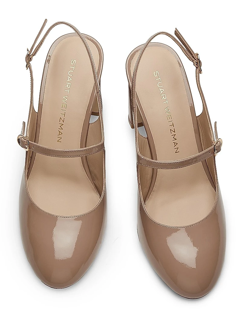 Babette Patent Leather Mary Jane Pumps