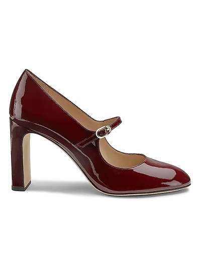 Babette 85MM Patent Leather Mary Jane Pumps