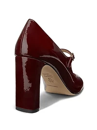 Babette 85MM Patent Leather Mary Jane Pumps