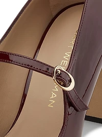 Babette 85MM Patent Leather Mary Jane Pumps