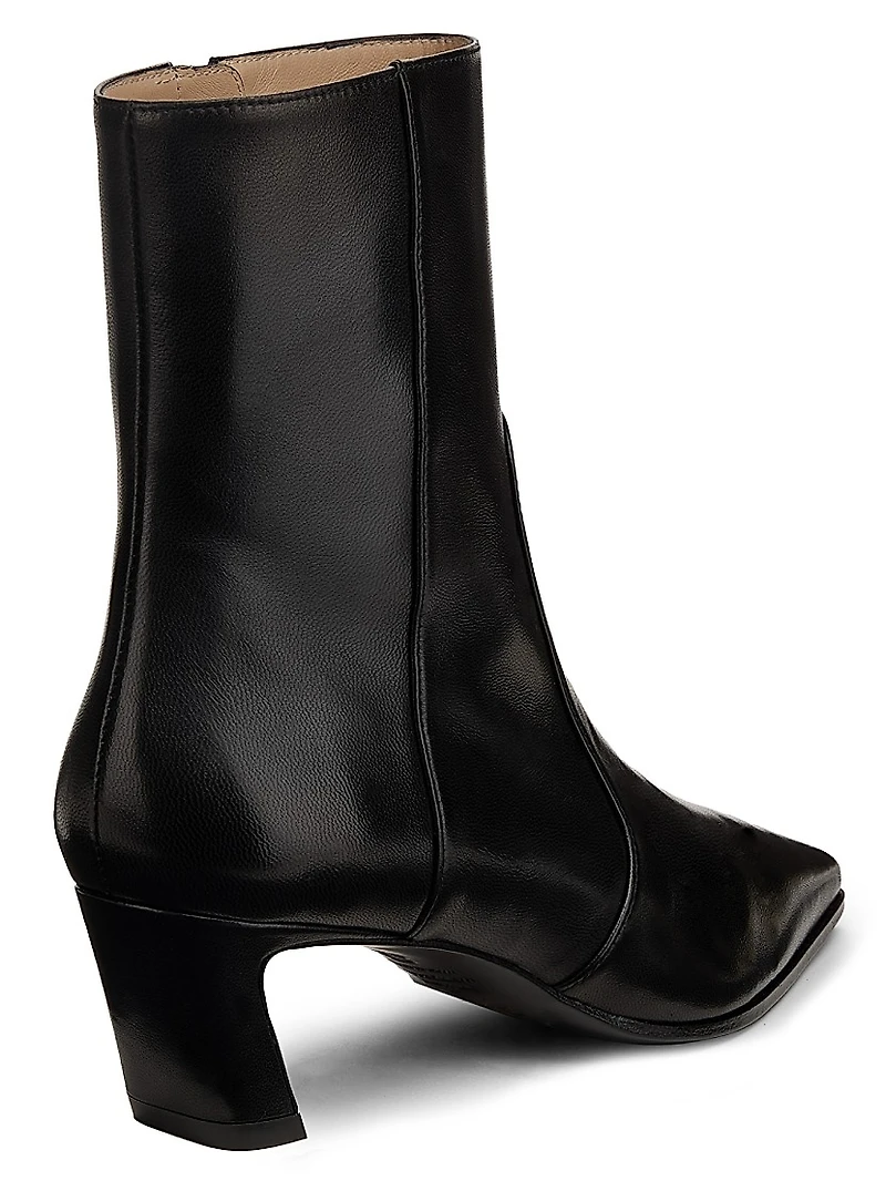 Stassi 50MM Leather Ankle Boots