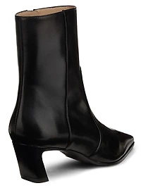 Stassi 50MM Leather Ankle Boots