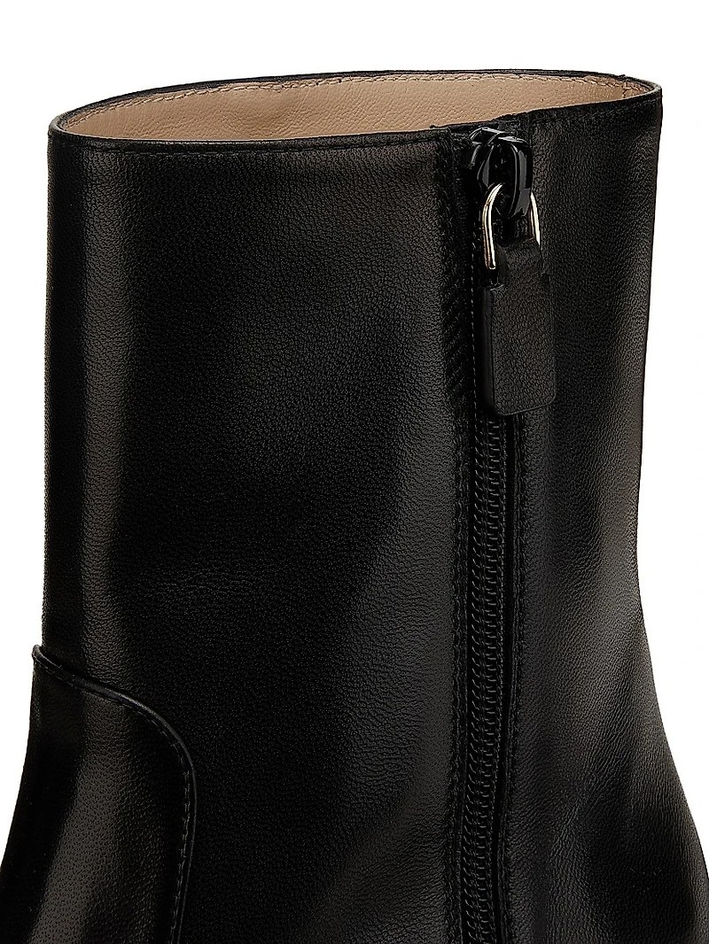 Stassi 50MM Leather Ankle Boots