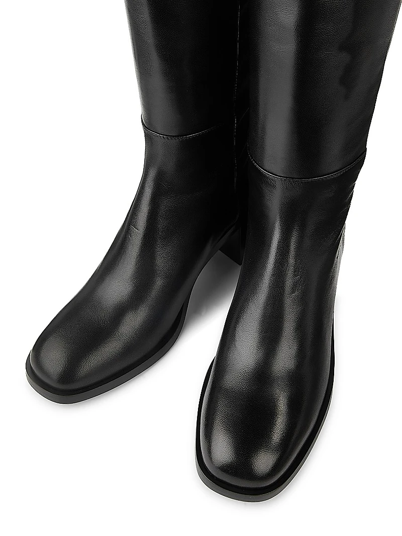 5050 Finn 50MM Leather Ankle Boots